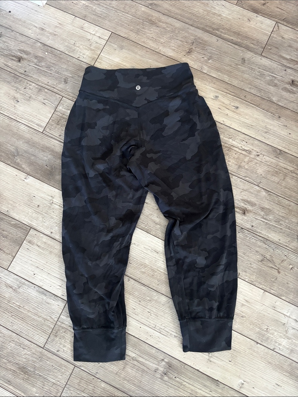lululemon athletica align Black Camo Cropped joggers